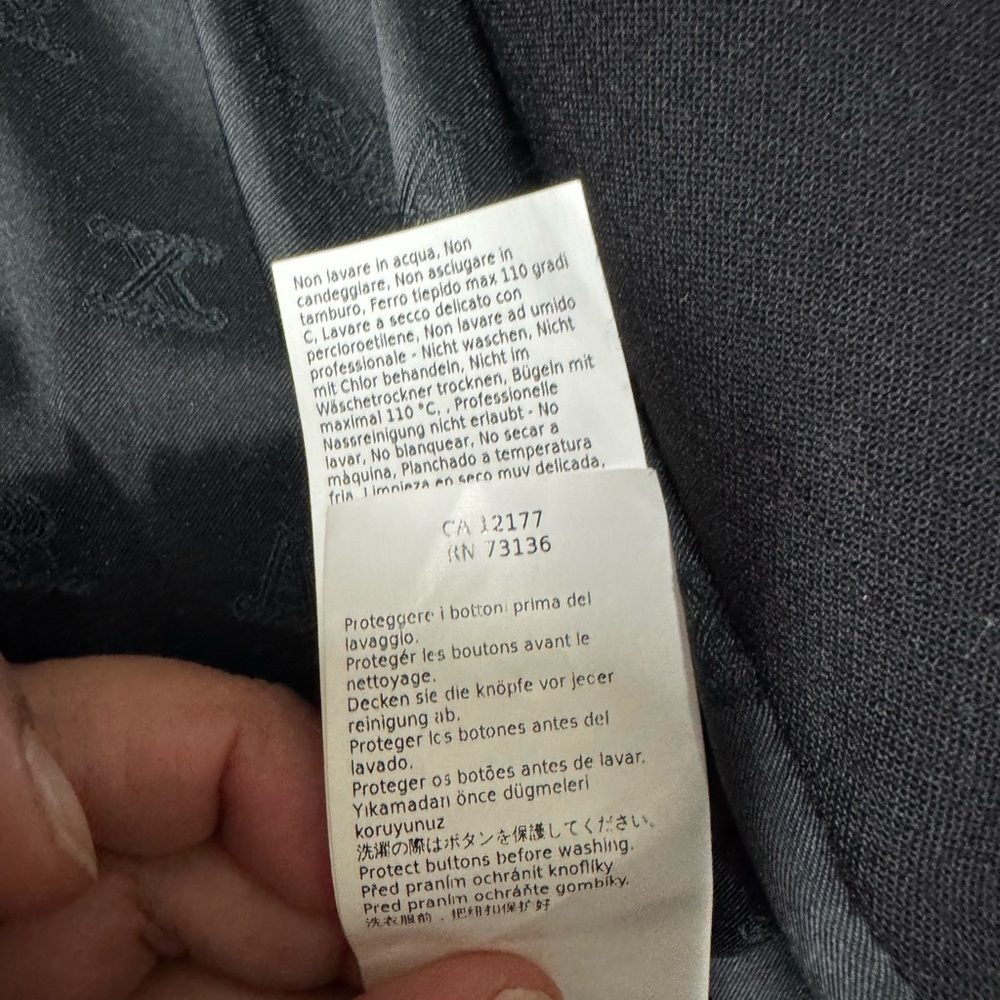 MaxMara Black Single-Button Wool Blazer - Picture 10 of 16